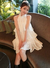 【SALE／40%OFF】ボリュームエアリーミニワンピース SNIDEL スナイデル ワンピース・ドレス ワンピース ホワイト【RBA_E】【送料無料】[Rakuten Fashion]