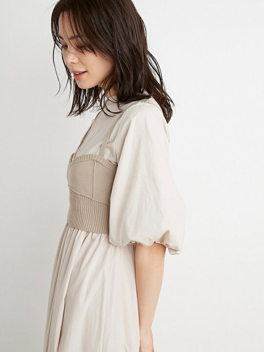 楽天市場 Sale 50 Off Organicsニットビスチェ付きシャツワンピース Snidel スナイデル ワンピース ロングワンピース マキシ ワンピース ホワイト ピンク Rba E 送料無料 Rakuten Fashion Usagistore Usagionline公式ストア