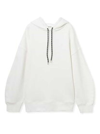 【SALE／50%OFF】フォルムスリーブ裏起毛フーディー Mila Owen ミラオーウェン トップス シャツ・ブラウス レッド ホワイト【RBA_E】【送料無料】[Rakuten Fashion]