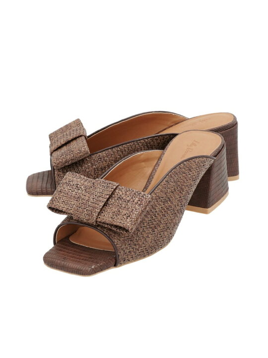楽天市場】【SALE／45%OFF】スクエアリボンミュール LILY BROWN リリー 