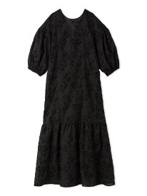 【SALE／50%OFF】フロッキーシアーワンピース Mila Owen ミラオーウェン ワンピース・ドレス ワンピース ブラック【RBA_E】【送料無料】[Rakuten Fashion]