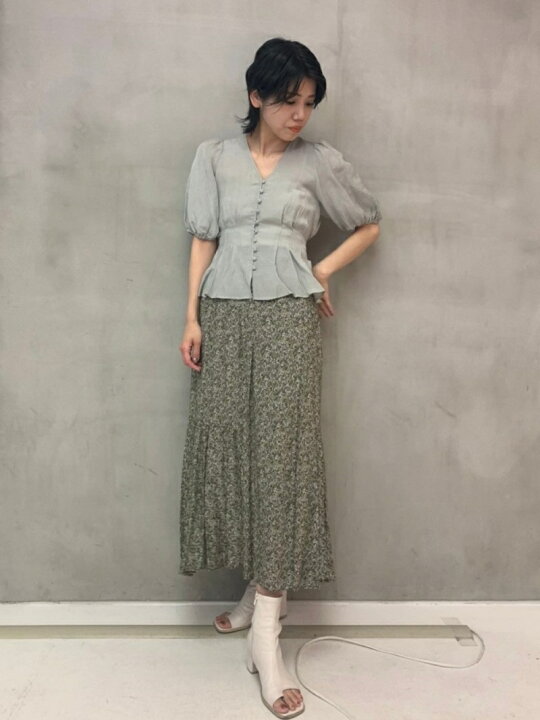 楽天市場】【SALE／30%OFF】パフスリーブリネンブラウス FRAY I.D 