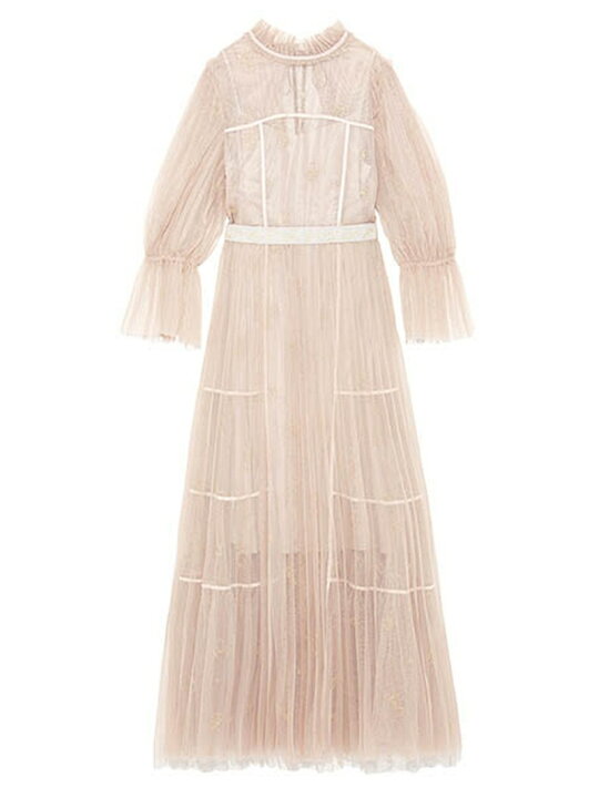 楽天市場】【SALE／40%OFF】チュールエンブロイダリーロングワンピース  