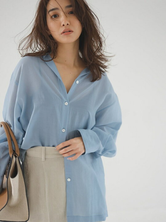 楽天市場】【SALE／50%OFF】バックスリットシアーシャツ FRAY I.D 