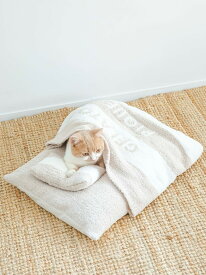【CAT&DOG】ベビモコおふとんセット GELATO PIQUE CAT&DOG ジェラートピケ ペット用品 ペット用ベッド・マット・クッション ピンク ブルー ホワイト【送料無料】[Rakuten Fashion]