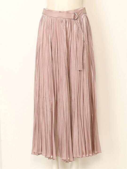 楽天市場】【SALE／45%OFF】シアーメタリックプリーツスカート FRAY  