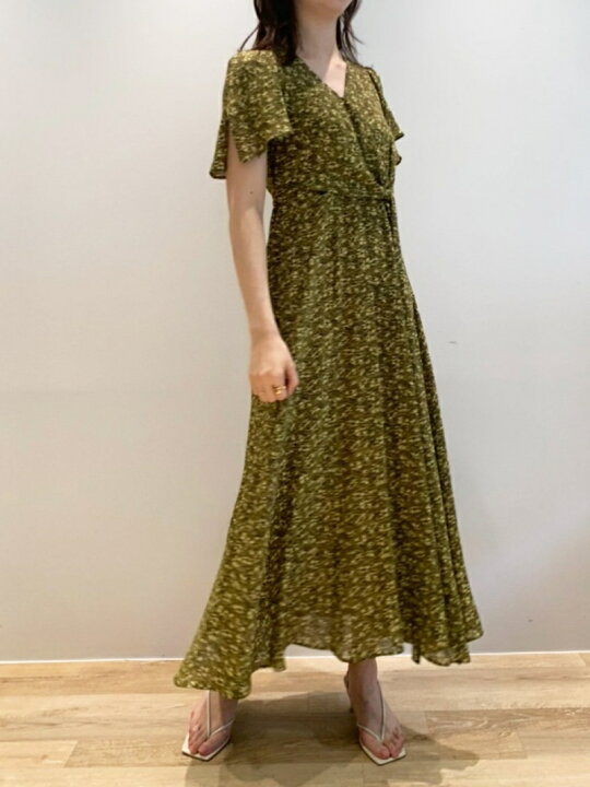 楽天市場 カシュクールプリントワンピース Fray I D フレイ アイディー ワンピース ドレス その他のワンピース ドレス イエロー レッド ピンク ブルー 送料無料 Rakuten Fashion Usagistore Usagionline公式ストア
