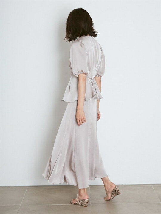 楽天市場】【SALE／50%OFF】サテンフレアスカート SNIDEL スナイデル  