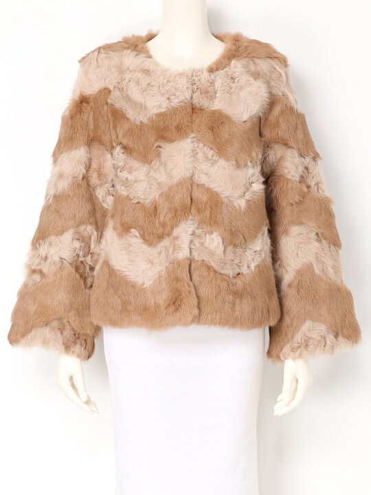 楽天市場】【SALE／50%OFF】トライバルファーコート LILY BROWN リリー 