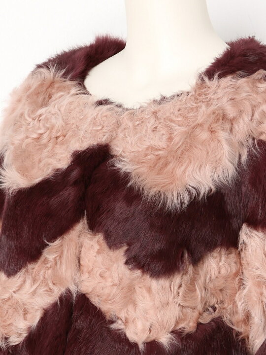 楽天市場】【SALE／50%OFF】トライバルファーコート LILY BROWN リリー 
