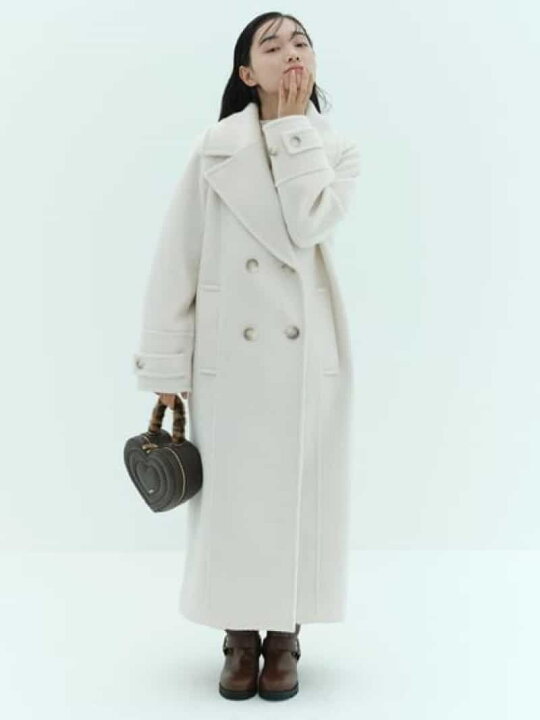 楽天市場】【SALE／30%OFF】ロングウールブレンドコート FURFUR ファー 
