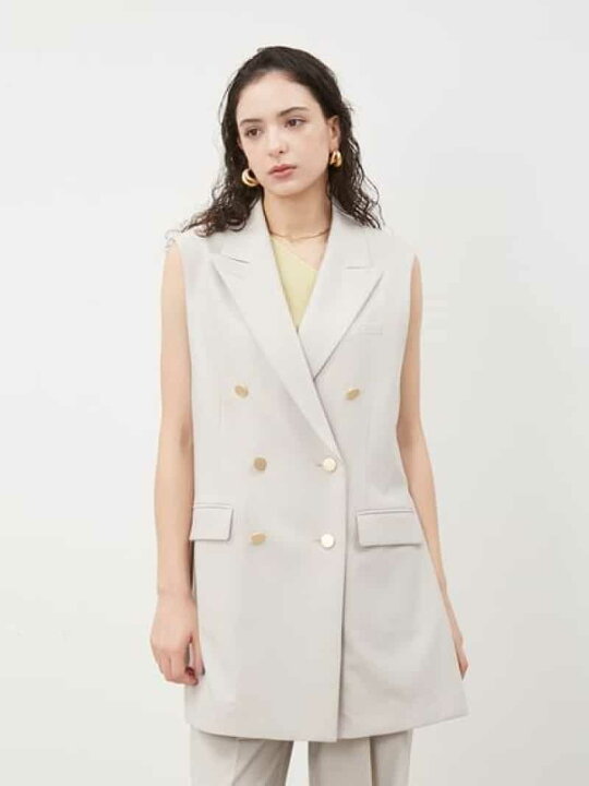 楽天市場】【SALE／50%OFF】サイドスリットテーラードベスト Mila Owen 