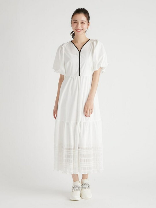 楽天市場】【SALE／40%OFF】バルーンスリーブティアードワンピース  