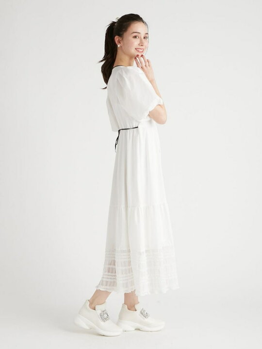 楽天市場】【SALE／40%OFF】バルーンスリーブティアードワンピース 