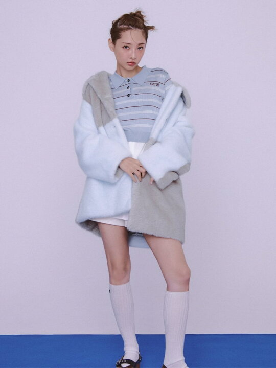 楽天市場】【SALE／30%OFF】パッチワークエコファーミドルコート FUR FUR パッチワークエコファーミドルコートピンク完売品