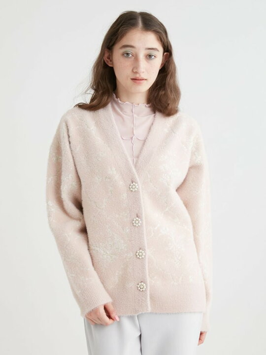 楽天市場】【SALE／20%OFF】フラワーブーケニットコーディガン FURFUR 