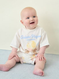 【SALE／30%OFF】【BABY】【接触冷感】アイスクリームベアワンポイントTシャツ gelato pique ジェラートピケ トップス カットソー・Tシャツ ピンク【RBA_E】[Rakuten Fashion]