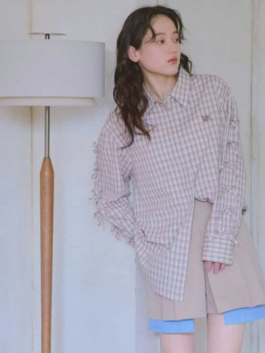 楽天市場】【SALE／40%OFF】リボンスリーブオーバーシャツ FURFUR  