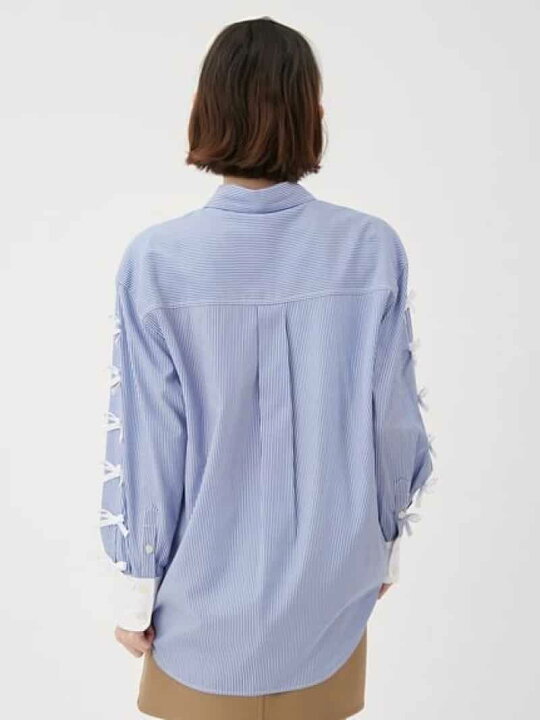 楽天市場】【SALE／40%OFF】リボンスリーブオーバーシャツ FURFUR  