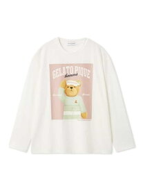【SALE／30%OFF】【HOMME】グッドモーニングベアレーヨンロンT gelato pique ジェラートピケ トップス カットソー・Tシャツ ネイビー グレー ホワイト【RBA_E】【送料無料】[Rakuten Fashion]