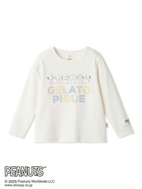 【SALE／30%OFF】【PEANUTS PUPPIES】【KIDS】ワンポイントロンT gelato pique ジェラートピケ トップス カットソー・Tシャツ ホワイト【RBA_E】[Rakuten Fashion]