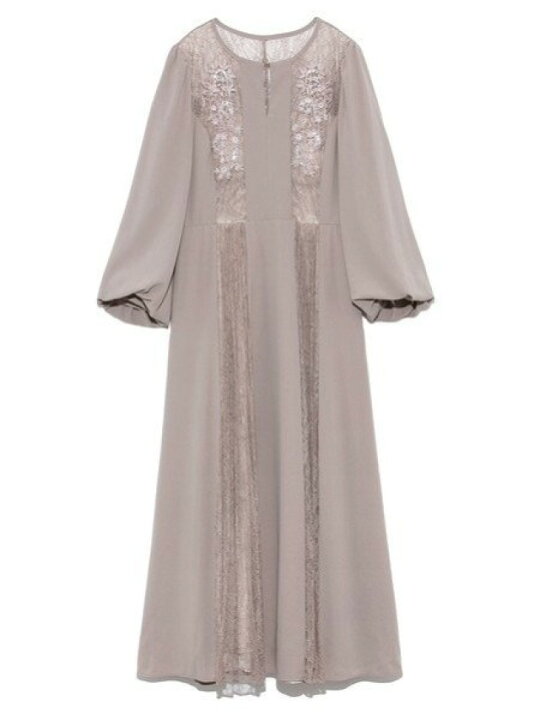 楽天市場】【SALE／40%OFF】レース切り替えビジュードレス LILY BROWN  