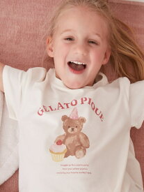 【SALE／30%OFF】【KIDS】パジャマパーティーワンポイントフレアTシャツ gelato pique ジェラートピケ トップス カットソー・Tシャツ ホワイト【RBA_E】[Rakuten Fashion]