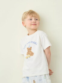 【SALE／30%OFF】【KIDS】パジャマパーティーワンポイントTシャツ gelato pique ジェラートピケ トップス カットソー・Tシャツ ホワイト【RBA_E】[Rakuten Fashion]