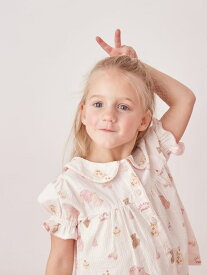【SALE／30%OFF】【KIDS】パジャマパーティー柄シャーリングシャツ gelato pique ジェラートピケ トップス カットソー・Tシャツ ピンク【RBA_E】【送料無料】[Rakuten Fashion]