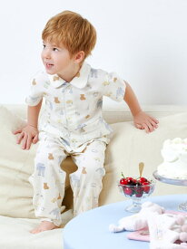 【SALE／30%OFF】【KIDS】パジャマパーティー柄シャツ gelato pique ジェラートピケ トップス カットソー・Tシャツ ホワイト【RBA_E】【送料無料】[Rakuten Fashion]
