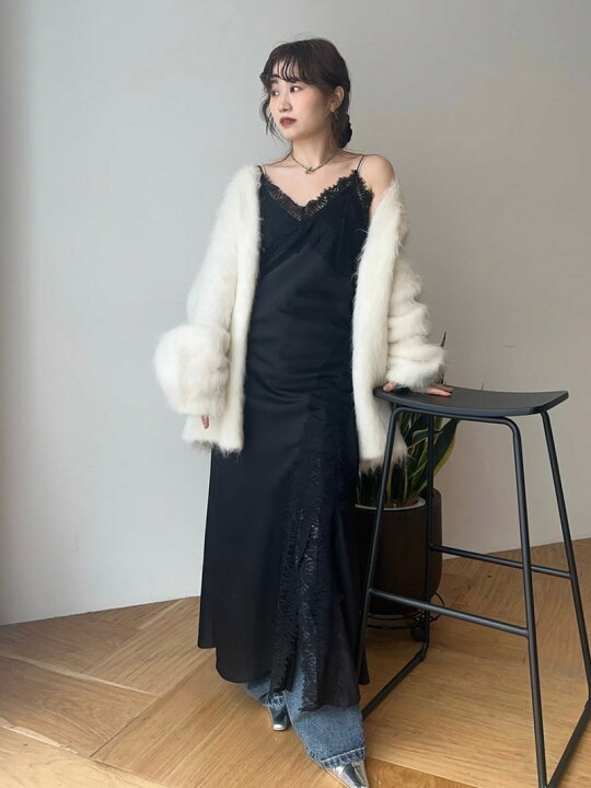 楽天市場】【SALE／40%OFF】レーストリムスリップドレス FRAY I.D 