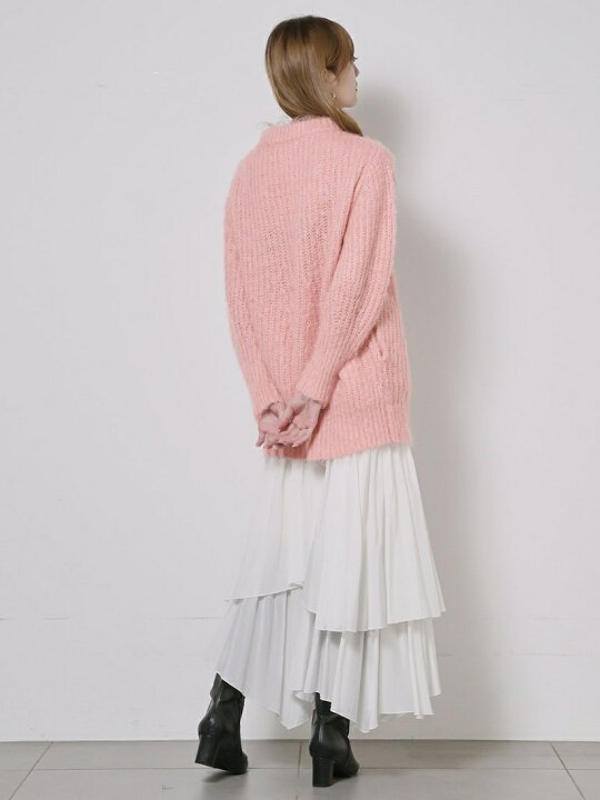 楽天市場 モヘアカーデミニワンピース Snidel スナイデル ワンピース ドレス その他のワンピース ドレス ホワイト ピンク 送料無料 Rakuten Fashion Usagistore Usagionline公式ストア