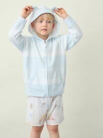 【SALE／30%OFF】【KIDS】グラデーションボーダーパーカ gelato pique ジェラートピケ トップス パーカー・フーディー ピンク【RBA_E】【送料無料】[Rakuten Fashion]