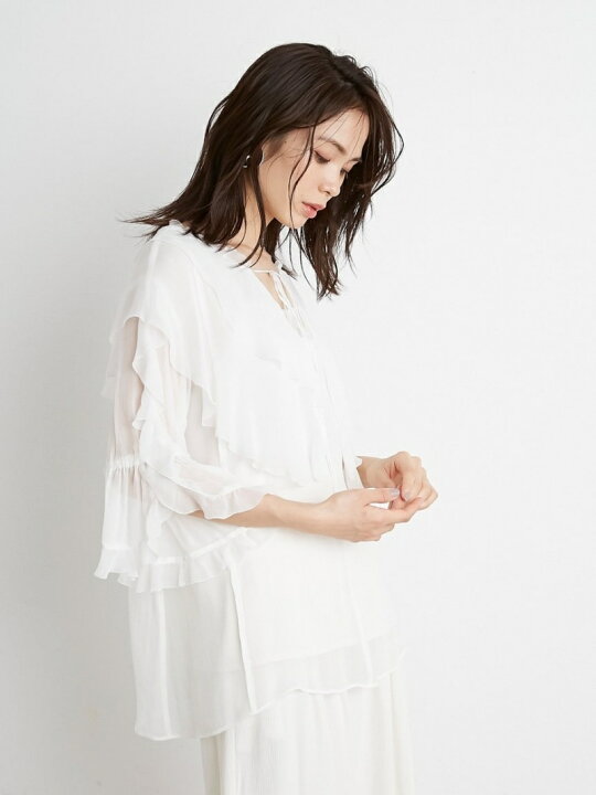 楽天市場】【SALE／50%OFF】クレープシアーチュニック SNIDEL 
