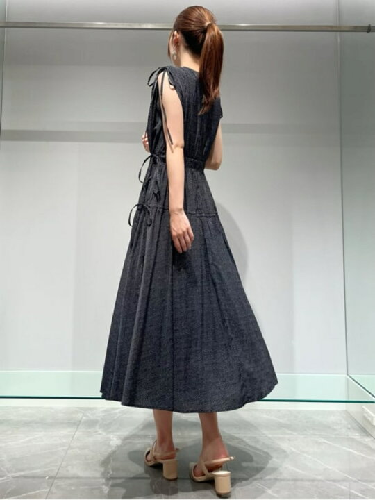 楽天市場】【SALE／50%OFF】プリントリボンノースリーブワンピース 