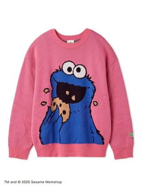【OUR KIND OF HOLIDAY】ニットプルオーバー SESAME STREET MARKET セサミストリートマーケット トップス その他のトップス ピンク イエロー レッド【送料無料】[Rakuten Fashion]