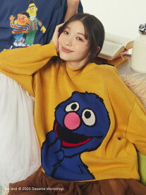 【OUR KIND OF HOLIDAY】ニットプルオーバー SESAME STREET MARKET セサミストリートマーケット トップス その他のトップス ピンク イエロー レッド【送料無料】[Rakuten Fashion]