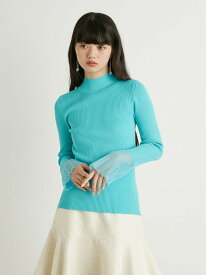 シアードッキングニットトップス LILY BROWN リリーブラウン トップス ニット ホワイト ブラック レッド ブルー【送料無料】[Rakuten Fashion]