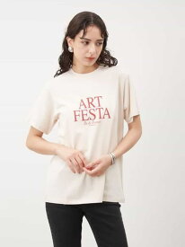 ハーフスリーブグラフィックTシャツ Mila Owen ミラオーウェン トップス カットソー・Tシャツ ホワイト グレー【送料無料】[Rakuten Fashion]