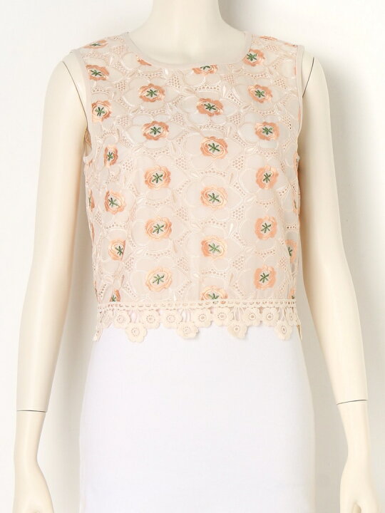 楽天市場】【SALE／22%OFF】お花刺繍後ろリボントップス LILY BROWN 