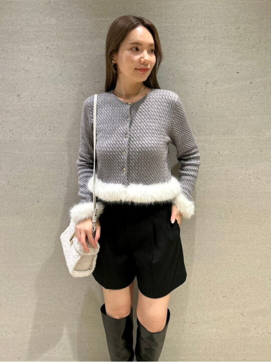 楽天市場】【SALE／30%OFF】ケーブルニットファーカーデ CELFORD セル 