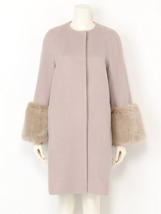 楽天市場】【SALE／30%OFF】ファー付きコクーンコート FRAY I.D フレイ 