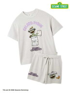 【SESAME STREET】エアリーモコジャガードプルオーバー&ショートパンツセット gelato pique ジェラートピ…