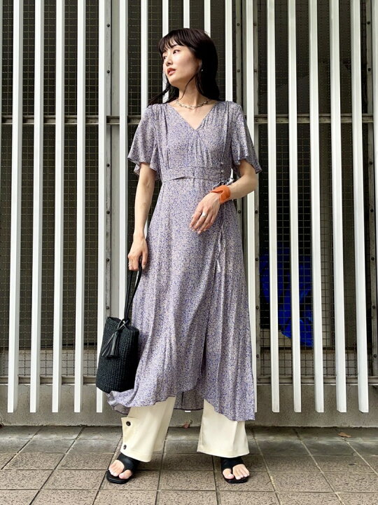 楽天市場】【SALE／50%OFF】プリントカシュクールワンピース FRAY I.D 