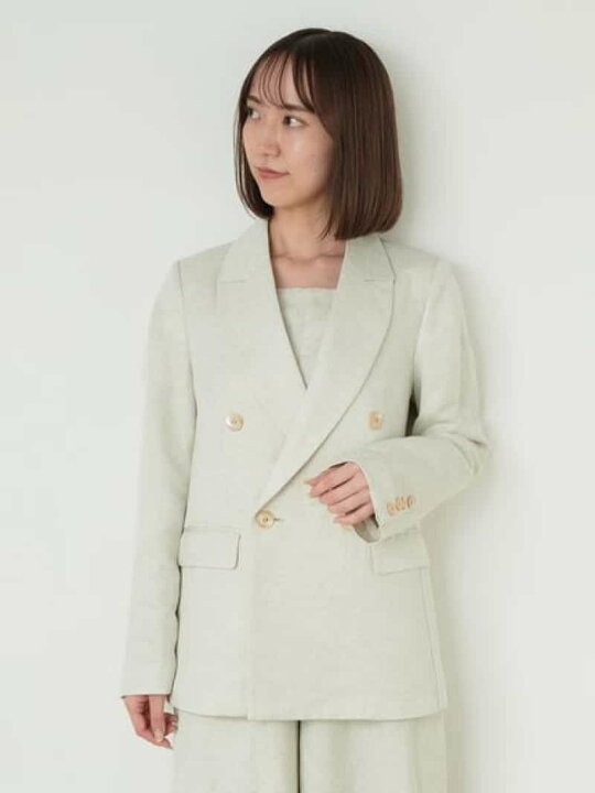 楽天市場】【SALE／50%OFF】ヘリンボーンリネンジャケット SNIDEL 