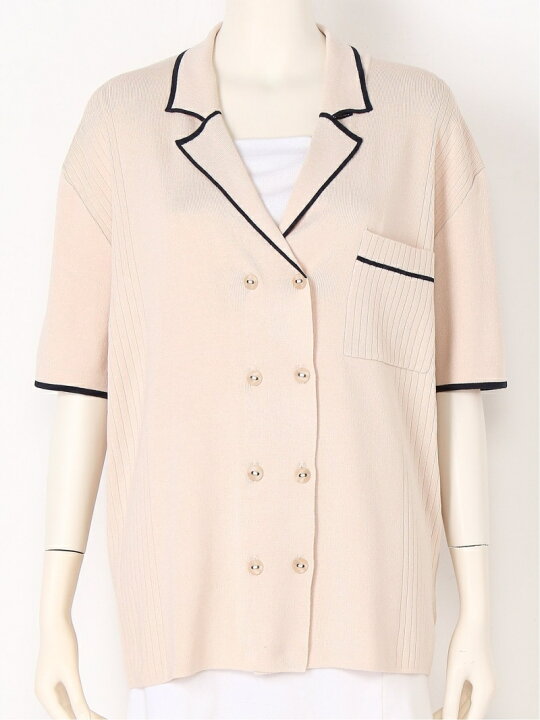 楽天市場】【SALE／45%OFF】ラインニットシャツ LILY BROWN リリー 