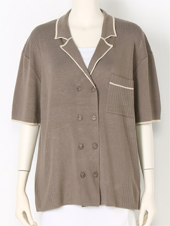 楽天市場】【SALE／45%OFF】ラインニットシャツ LILY BROWN リリー 