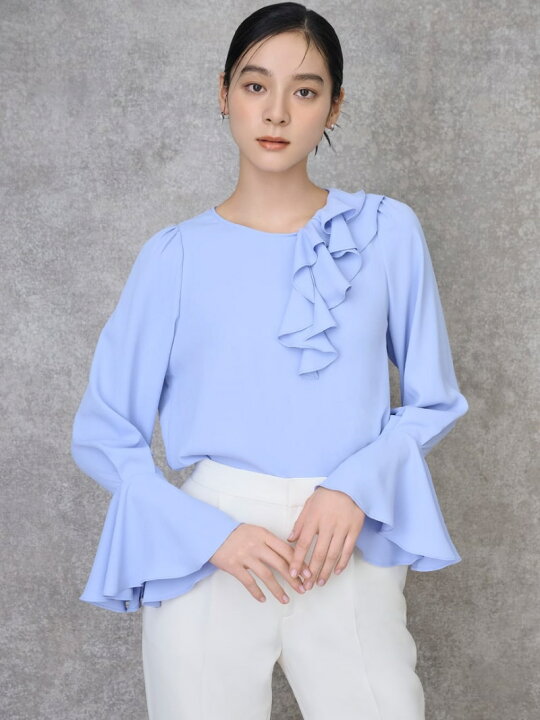 楽天市場】【SALE／40%OFF】アシメラッフルブラウス CELFORD セル 