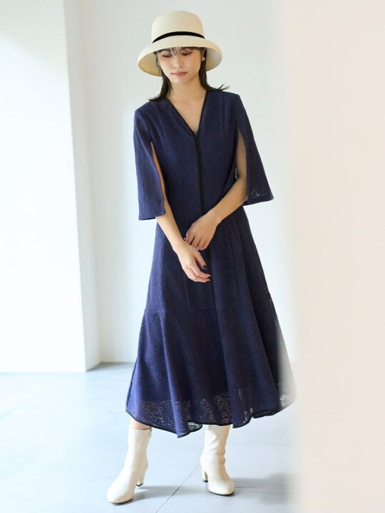 楽天市場】【SALE／30%OFF】タイルレースパイピングワンピース CELFORD 
