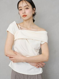 ドレープアシメブラウス SNIDEL スナイデル トップス シャツ・ブラウス【送料無料】[Rakuten Fashion]